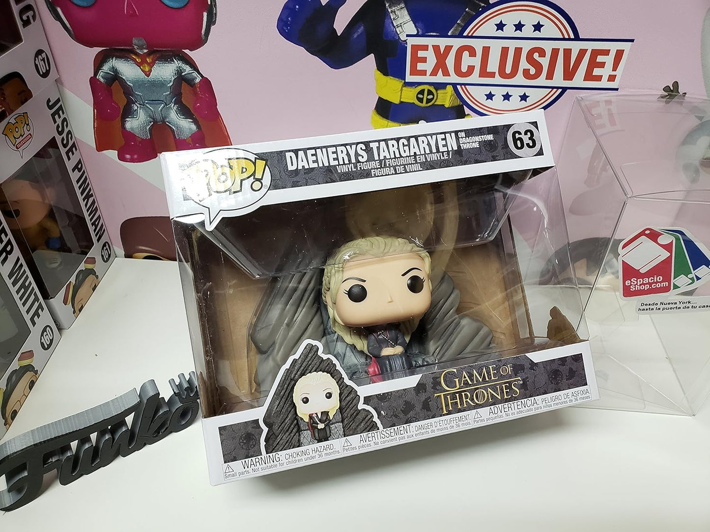 Funko POP! Ride: Game of Thrones Daenerys on Dragonstone Throne Collectible Figure, Multicolor